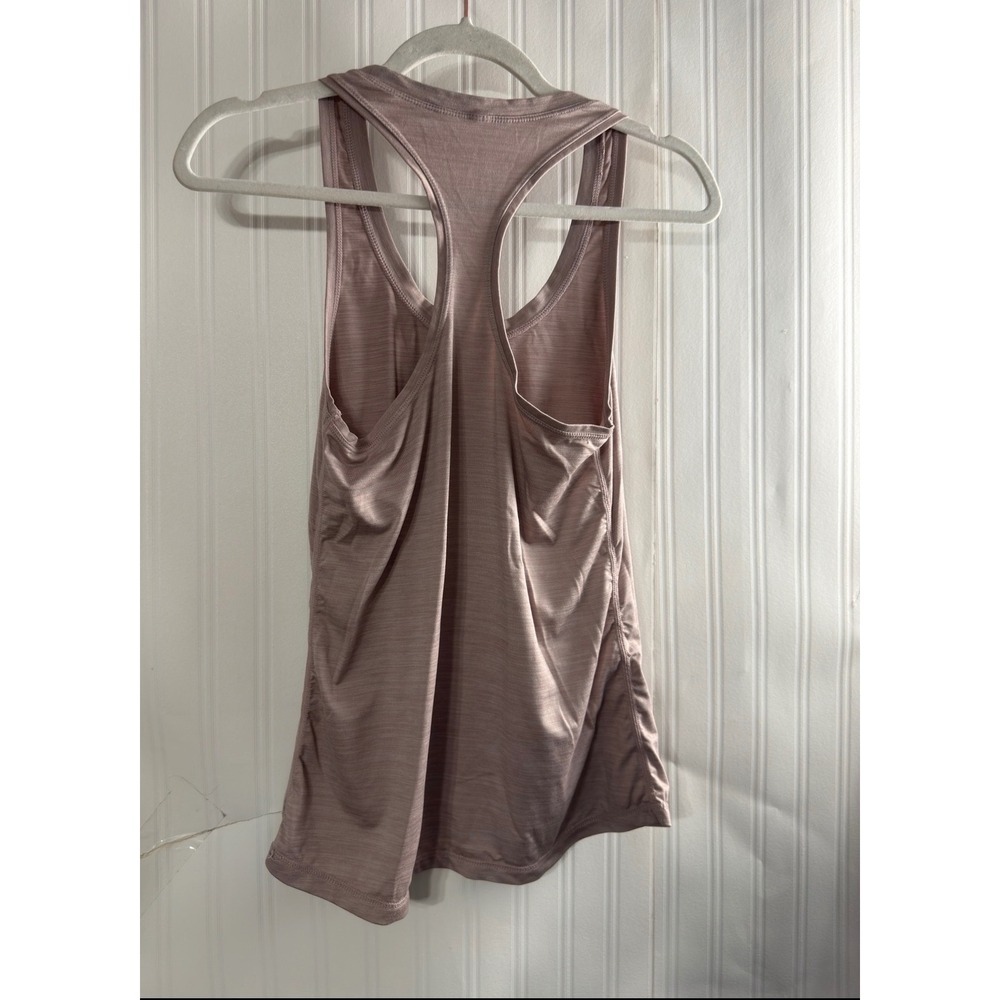 Vuori Lux Performance Tank Top Heather Dusty Rose Pink Racerback Yoga Small - Picture 5 of 5